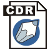 CDR formato ženkliukas