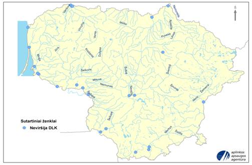 Upių vandens kokybės atitiktis normoms valstybinio monitoringo vietose pagal pavojingų medžiagų (sunkieji metalai, chlorinti organiniai junginiai, policikliniai organiniai junginiai) vidutines koncentracijas 2008 m.